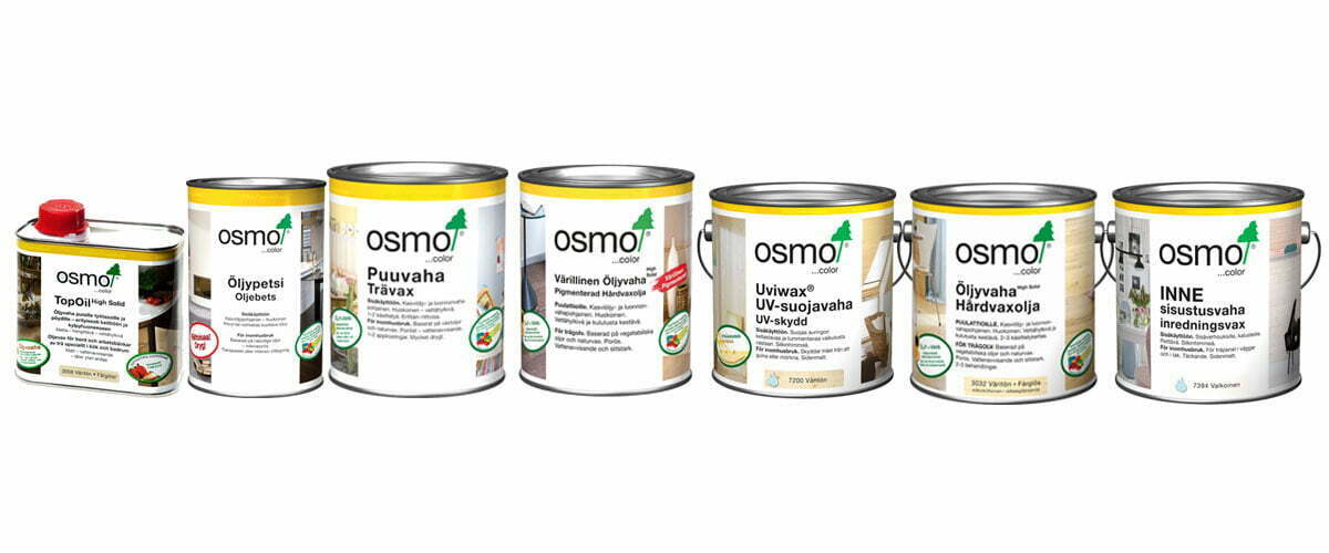 Puupintojen käsittely, Osmo-color-tuotteet